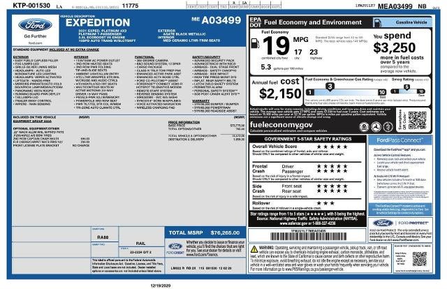 2021 Ford Expedition Platinum
