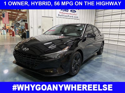 2023 Hyundai Elantra Hybrid Blue